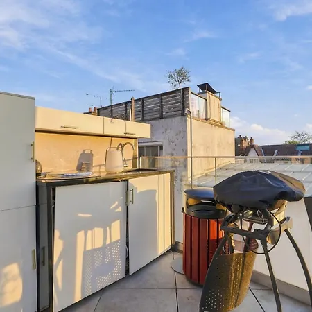 Maison Parisienne Avec Rooftop Buttes-chaumont Villa *